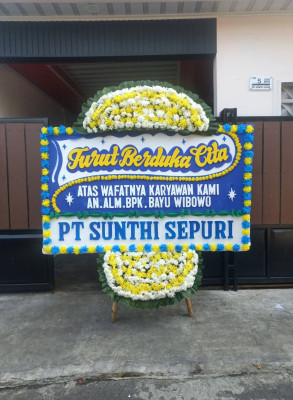 Papan Bunga Duka di Singosari